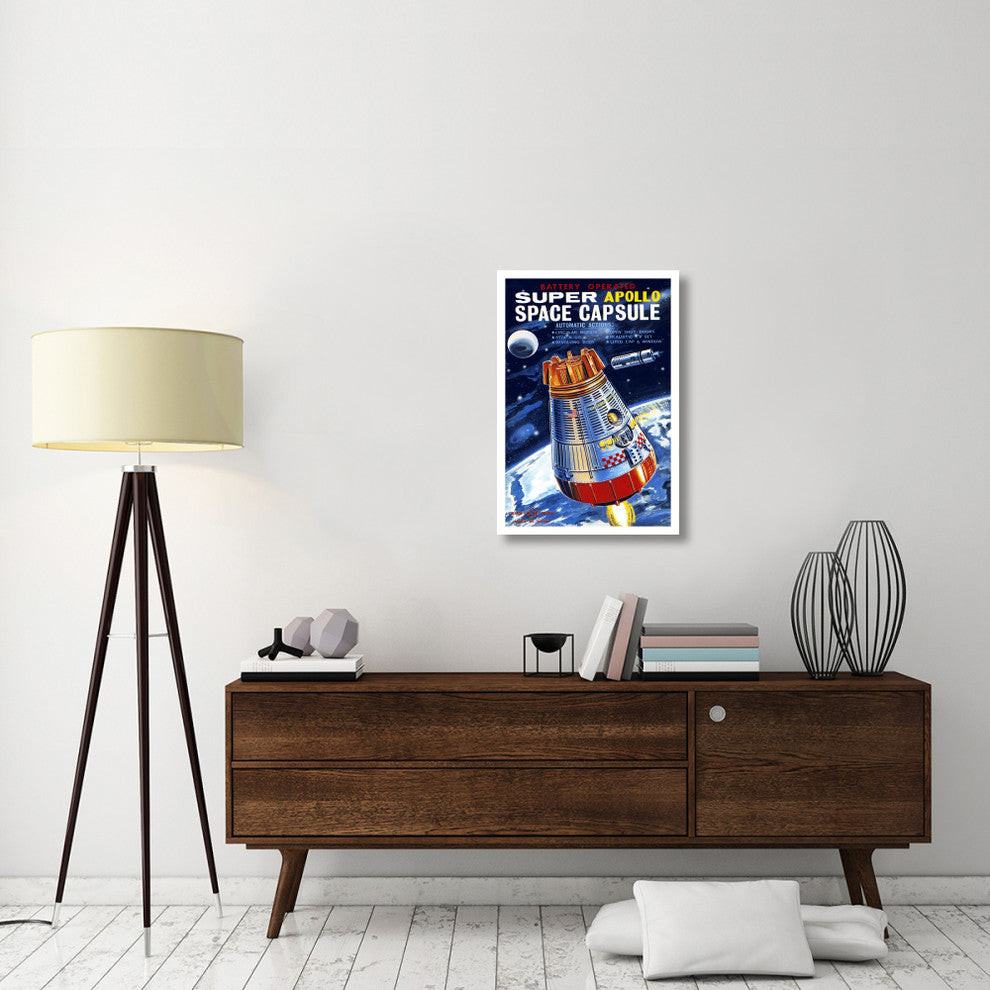 "Battery Operated Super Apollo Space Capsule" Print by Retrorocket, 22"x32"