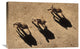 "African Elephant Trio Aerial With Shadows, Africa" Artwork, 30" x 20"