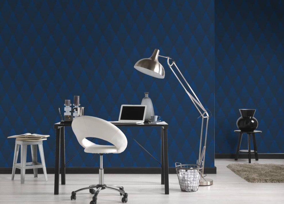 Sample, Geometric Textured Wallpaper Featuring Diamond Shaped Figures, 374191