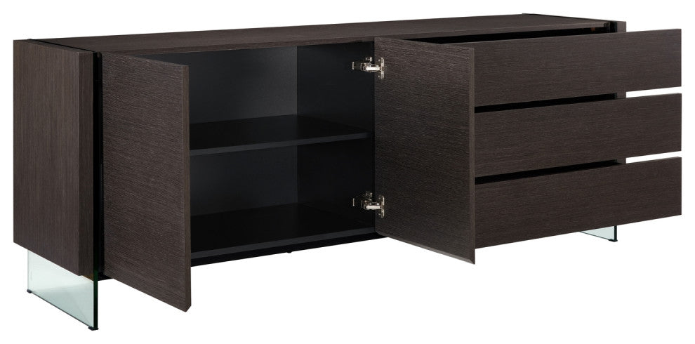 Il Vetro Buffet-Server Gray