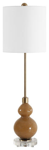 Uttermost Sienna Caramel Glass Buffet Lamp