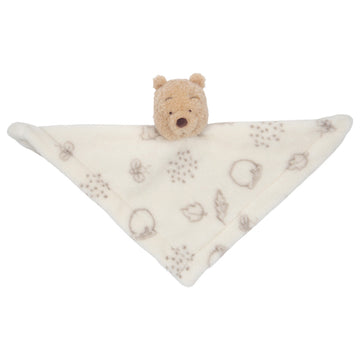 Lambs & Ivy Disney Baby White/Tan Classic Pooh Lovey/Security Blanket