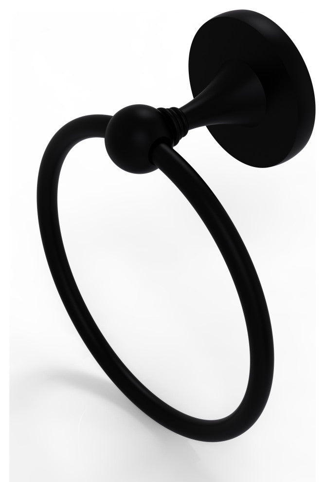 Shadwell Towel Ring, Matte Black