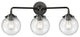 Beacon 3-Light LED Sconce, Oil Rubbed Bronze, Glass: Clear