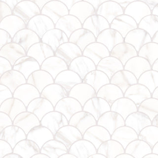 Scala Statuario Porcelain Floor and Wall Tile, Statuario