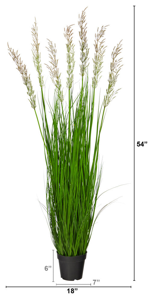4.5' Plume Grass Artificial Plant