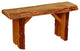 Live Edge Locust Wildwood Bench, Cedar Stain, 3 Foot