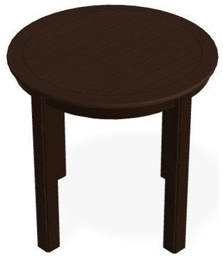 21" Round Marine Grade Outdoor End Table, Kona