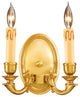 2-Light Wall Sconce, French Gold