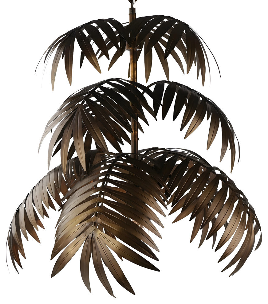 Deinze | Modern Loft Coconut Tree Chandelier for Restaurant, 3 Layers