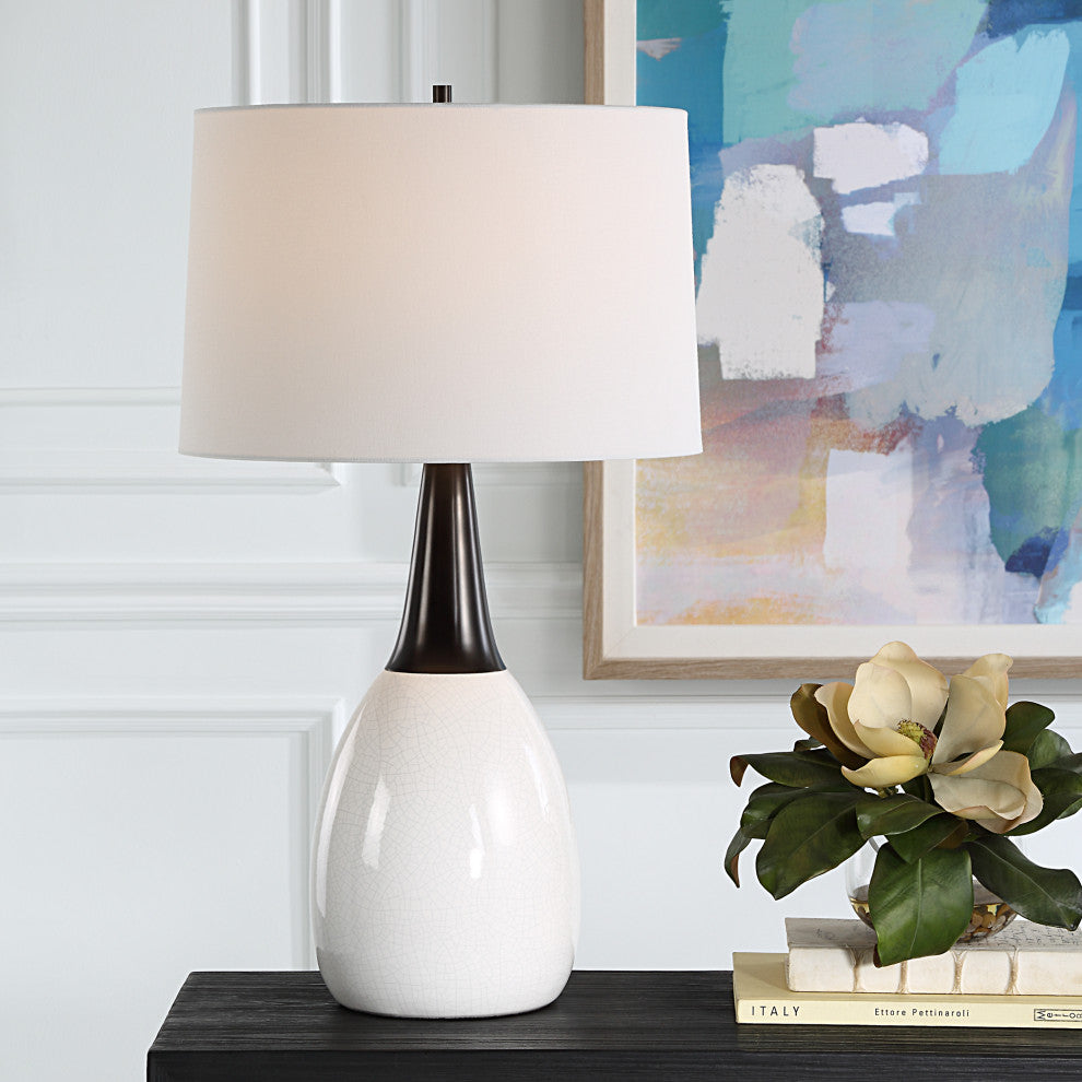 Uttermost Fralin White Table Lamp