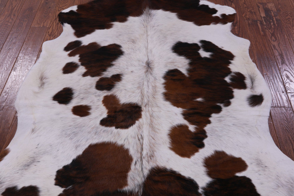 6' 3" X 5' 2" Natural Cowhide Rug C1901