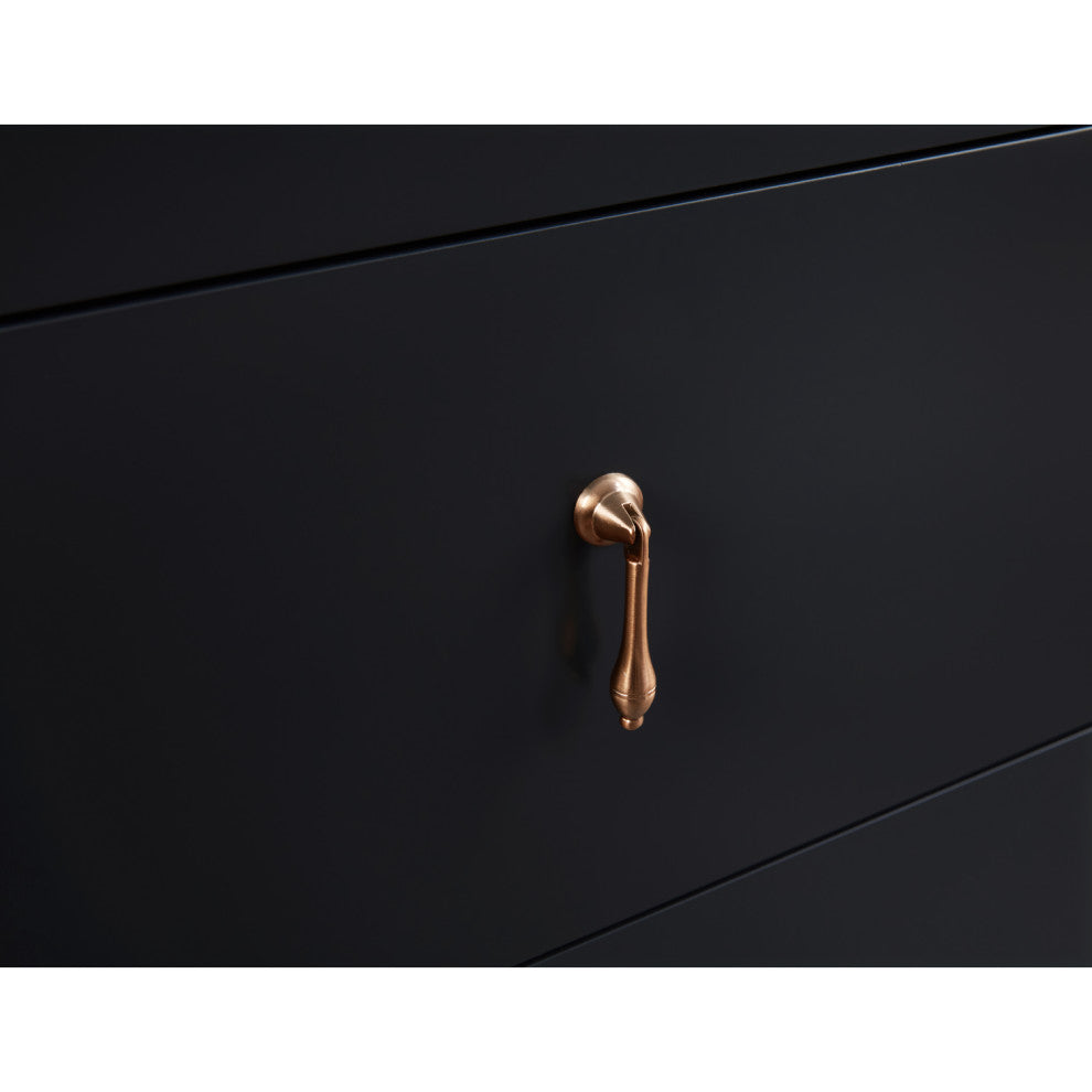 Legion Furniture WS2512 Series Bathroom Sink Vanity, Tricorn Black, 60", Artificial Stone Top, Double Sink
