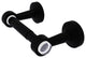 Pacific Beach Two Post Toilet Tissue Holder, Matte Black