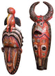Hornbill and Cape Buffalo Masks
