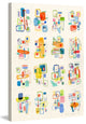 Marmont Hill, "Busy Shapes" by Nikki Galapon Painting on Wrapped Canvas, 30x45