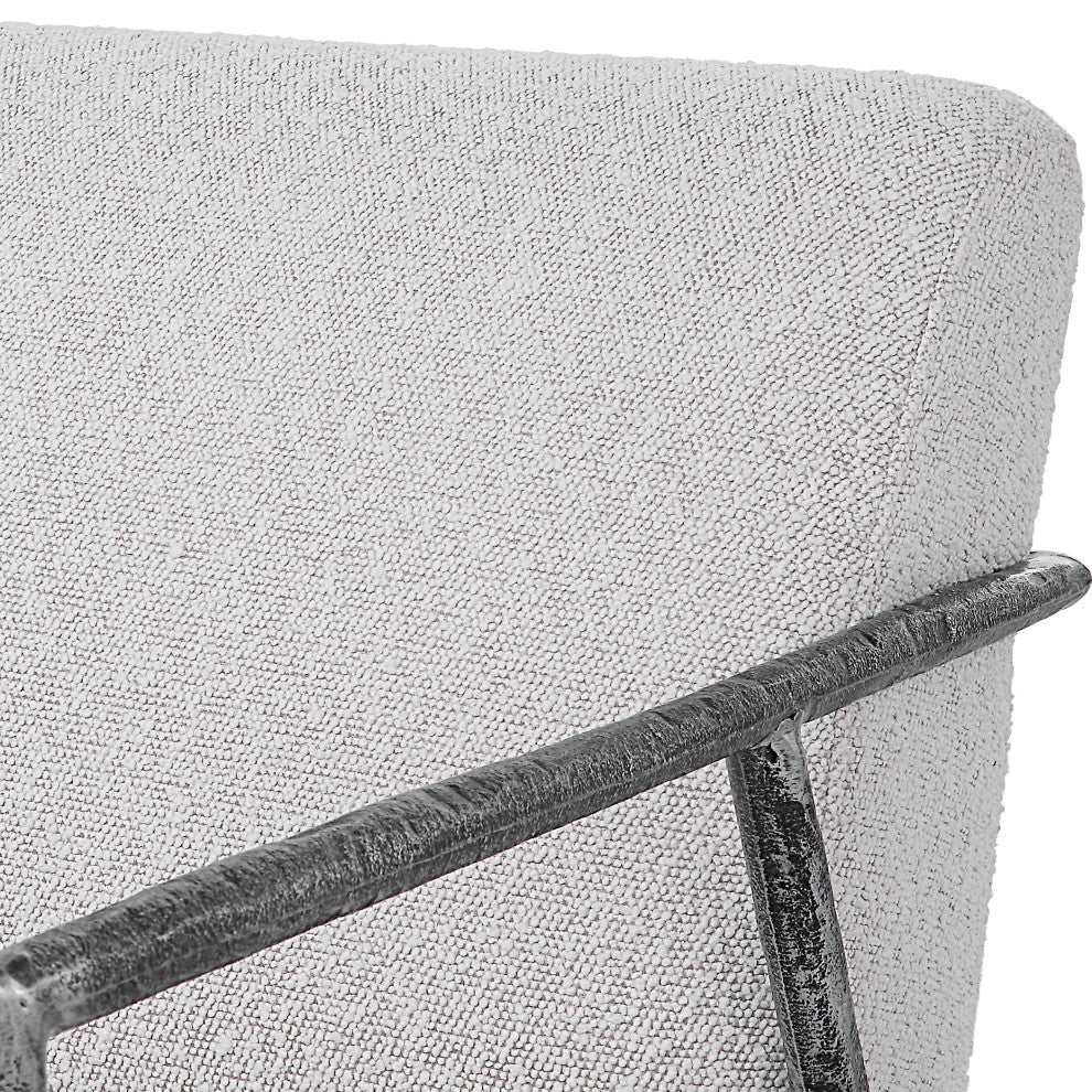 Uttermost Brisbane-Light Gray Accent Chair