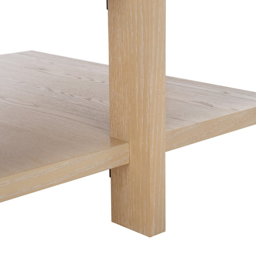 Safavieh Couture Quigley Square Coffee Table, Natural Cerused Oak