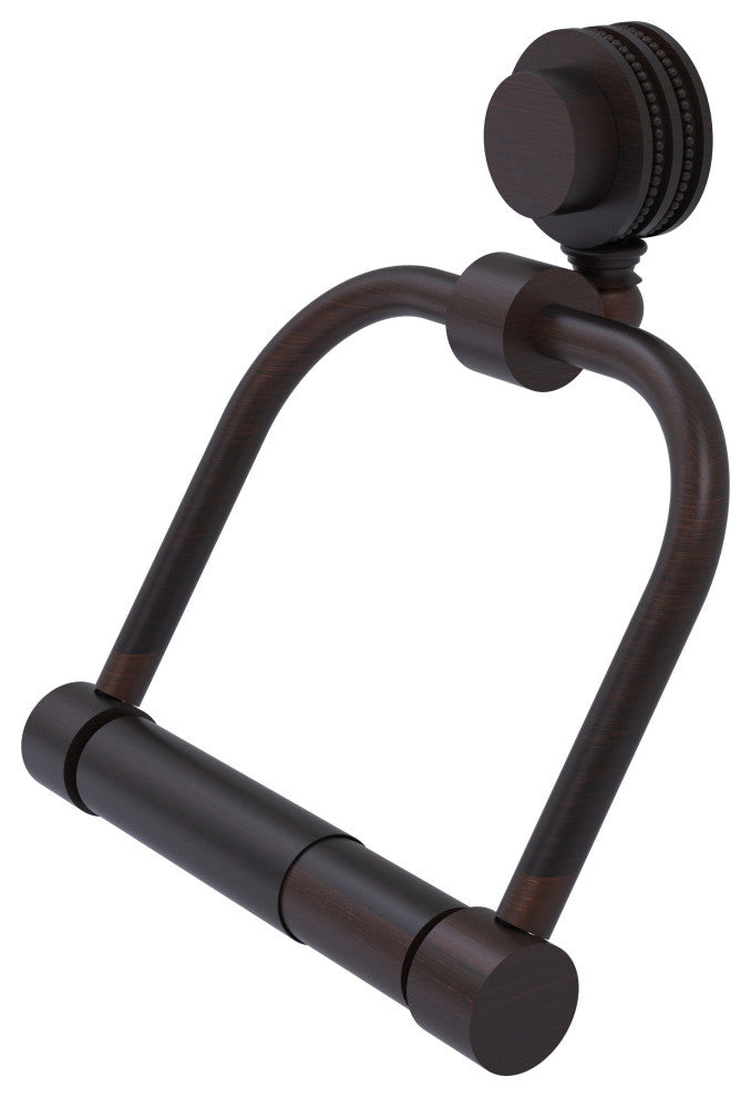 Venus 2 Post Toilet Tissue Holder With Dotted Accents, Venetian Bronze