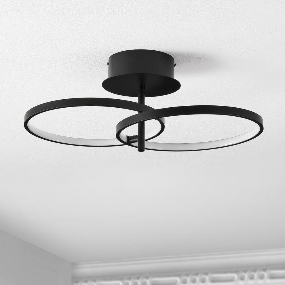 Safavieh Reyah Flush Miount Matte Black