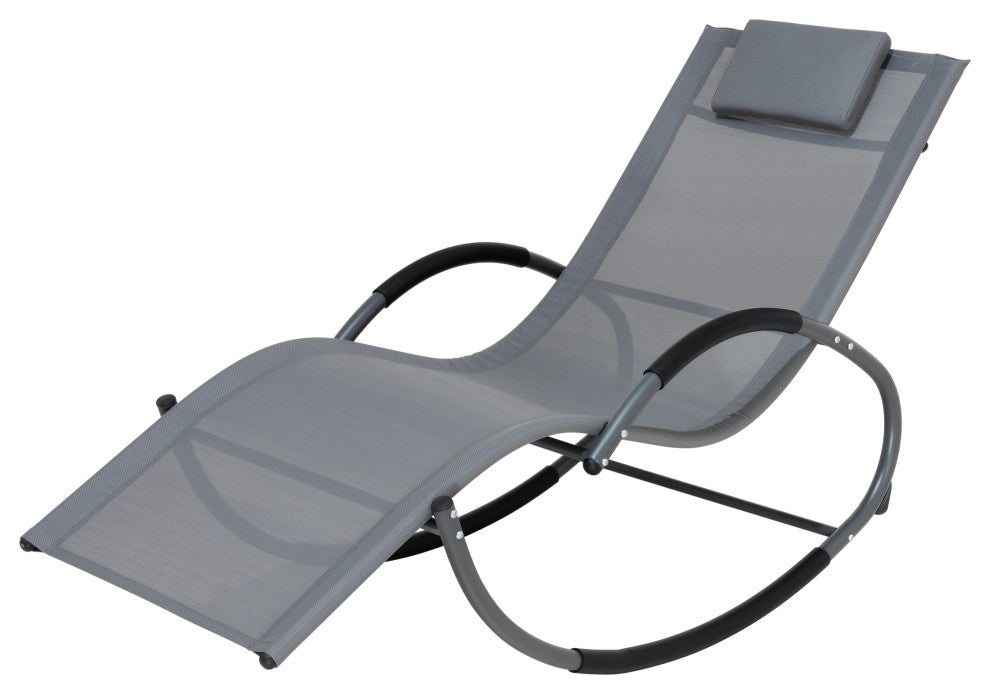 Outdoor Rocking Patio Lounge Chair