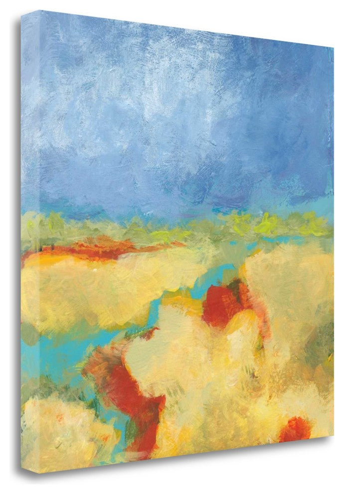 "Meandering River" By Jan Weiss, Giclee Print on Gallery Wrap Canvas