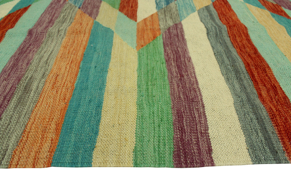Winchester Kilim Halide Purple/Red Rug, 5'7x7'9