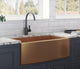 30-inch Farmhouse Sink - Copper Tone Matte Bronze Stainless Steel - RVH9660CP