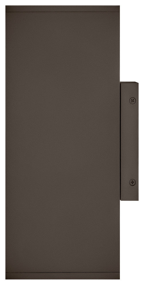 Hinkley Tetra Small Wall Mount Lantern Up/Down, Architectural Bronze