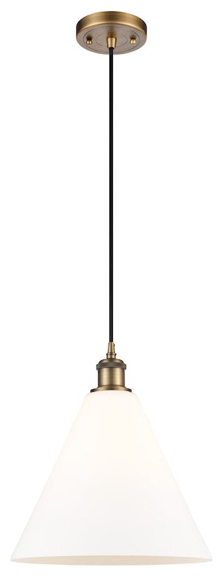 Innovations Lighting 516-1P-BB-GBC-121 1 Light 12" Mini Pendant