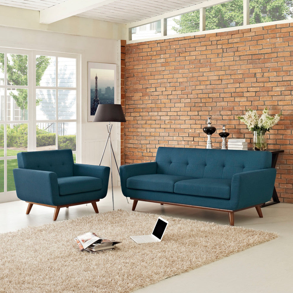 Azure Engage Armchair and Loveseat Set of 2