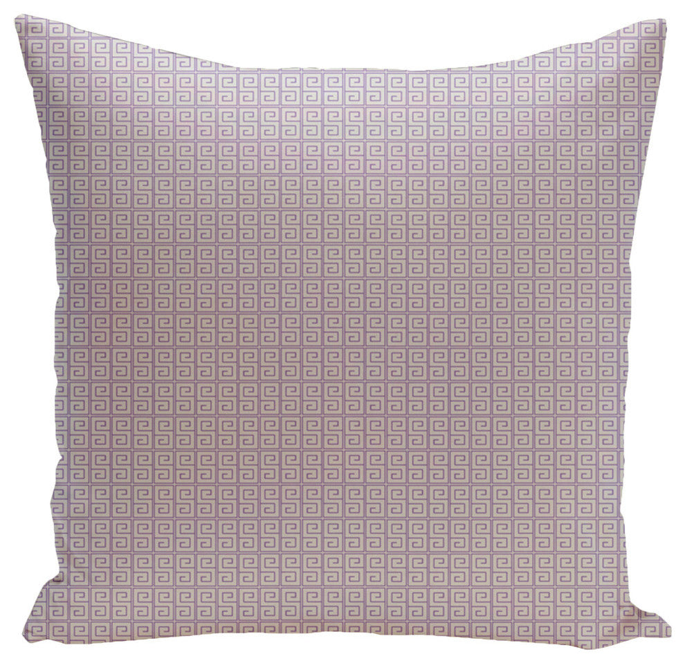 Geometric Decorative Pillow, Paloma Heather, 16"x16"