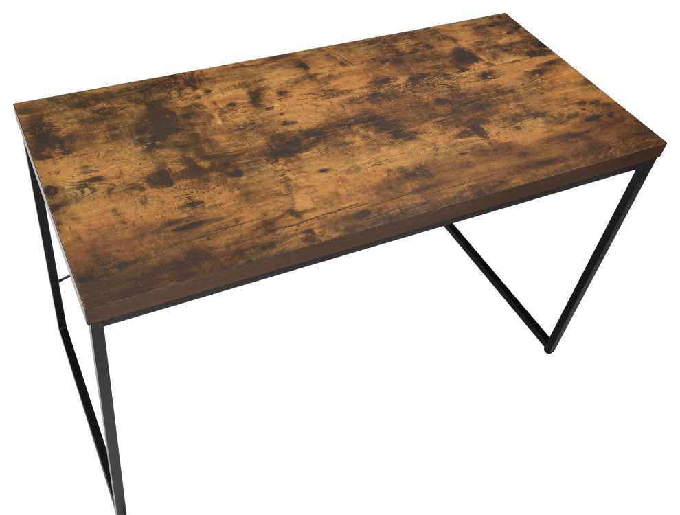 ACME Bob Console Table, Weathered Oak and Black Finish