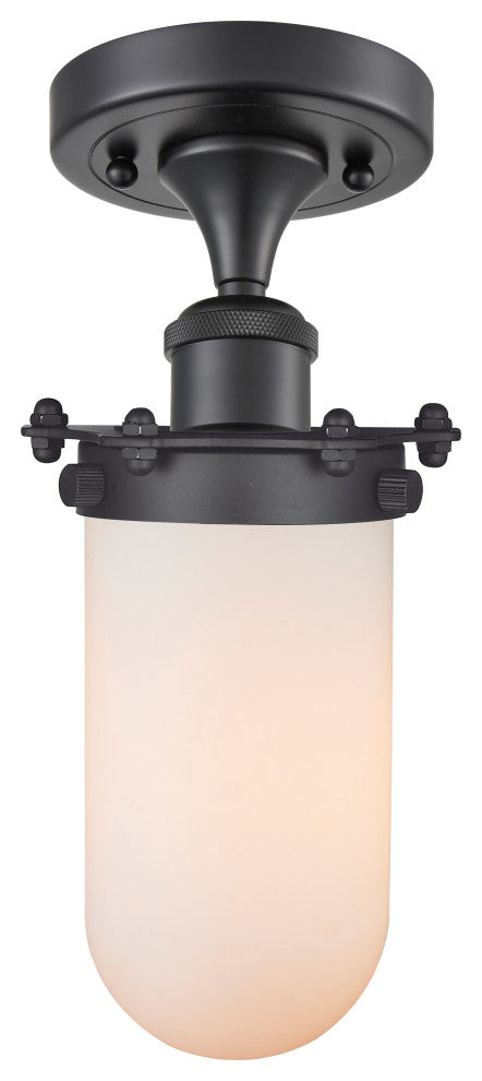 INNOVATIONS LIGHTING 516-1C-BK-CE231-W Kingsbury 1 Light Flush Mount