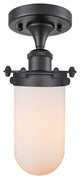 INNOVATIONS LIGHTING 516-1C-BK-CE231-W Kingsbury 1 Light Flush Mount