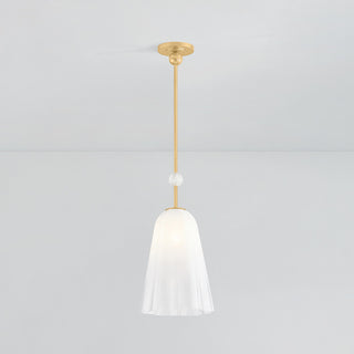 Hudson Valley Lighting Cambria Heights Pendant, Aged Brass