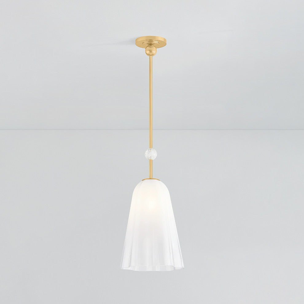 Hudson Valley Lighting Cambria Heights Pendant, Aged Brass