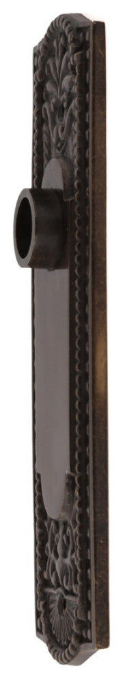 Door Back Plate Antique Brass Beaded Without Keyhole 7 1/4" H Pack of 4