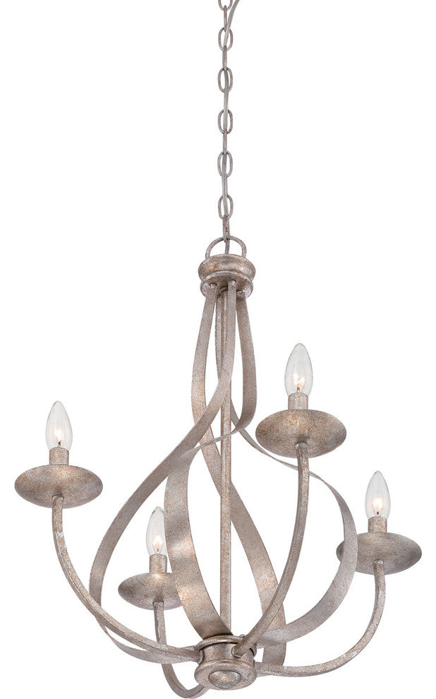 Quoizel SER5004IF Four Light Chandelier Serenity Italian Fresco