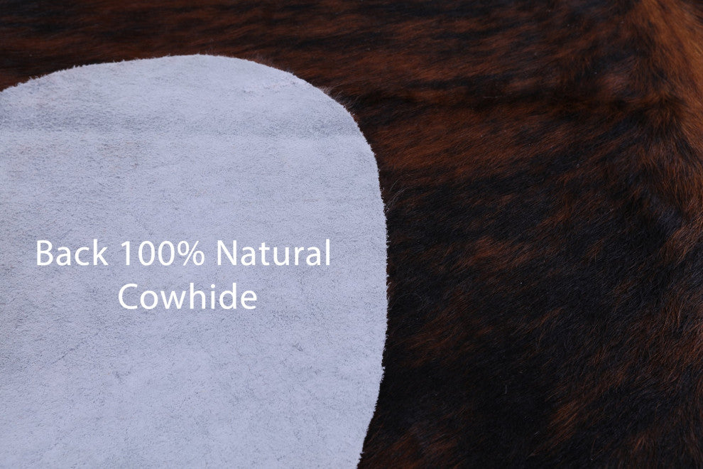 Brindle Natural Cowhide Rug 6' 10" X 5' 11" C1682