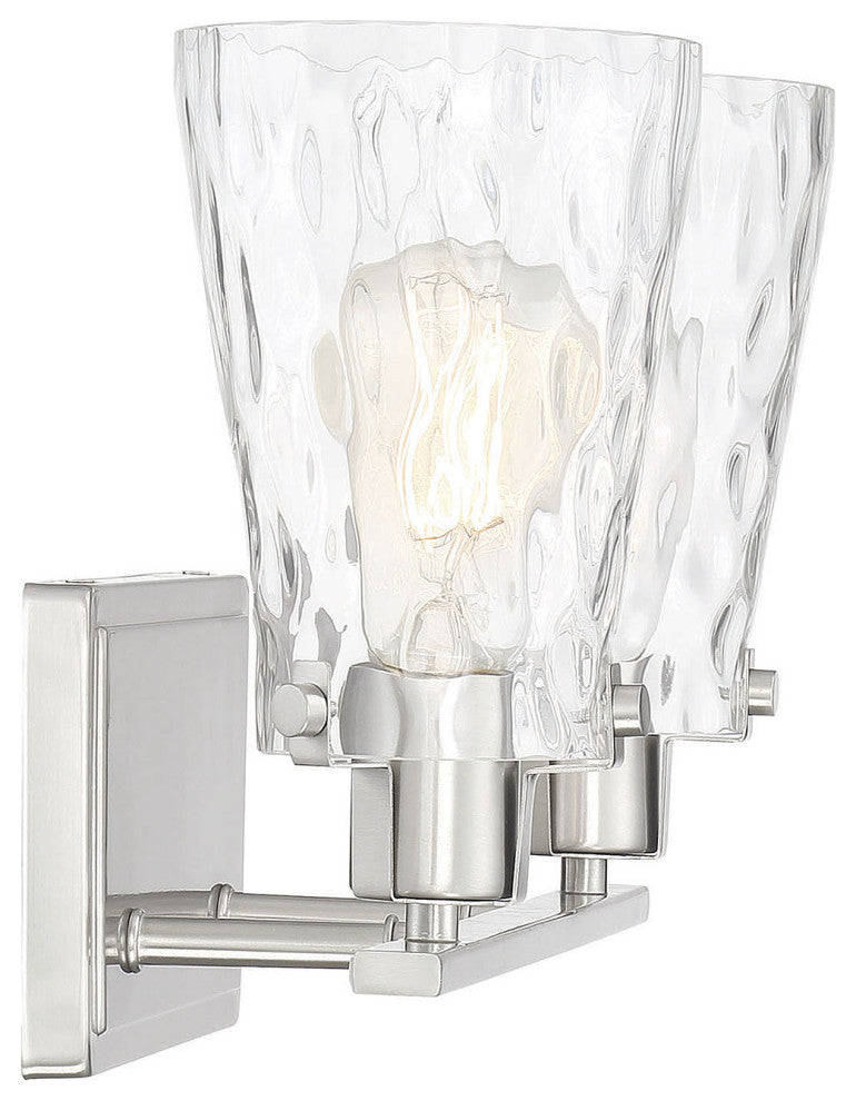 Vaughan Satin Nickel, 2-Light Bath