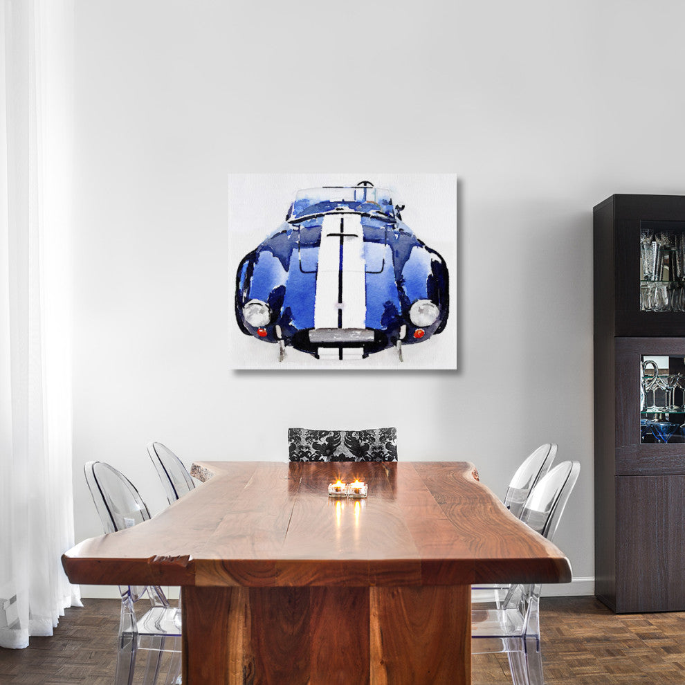 "1962 AC Cobra Shelby Watercolor" Fine Art Print