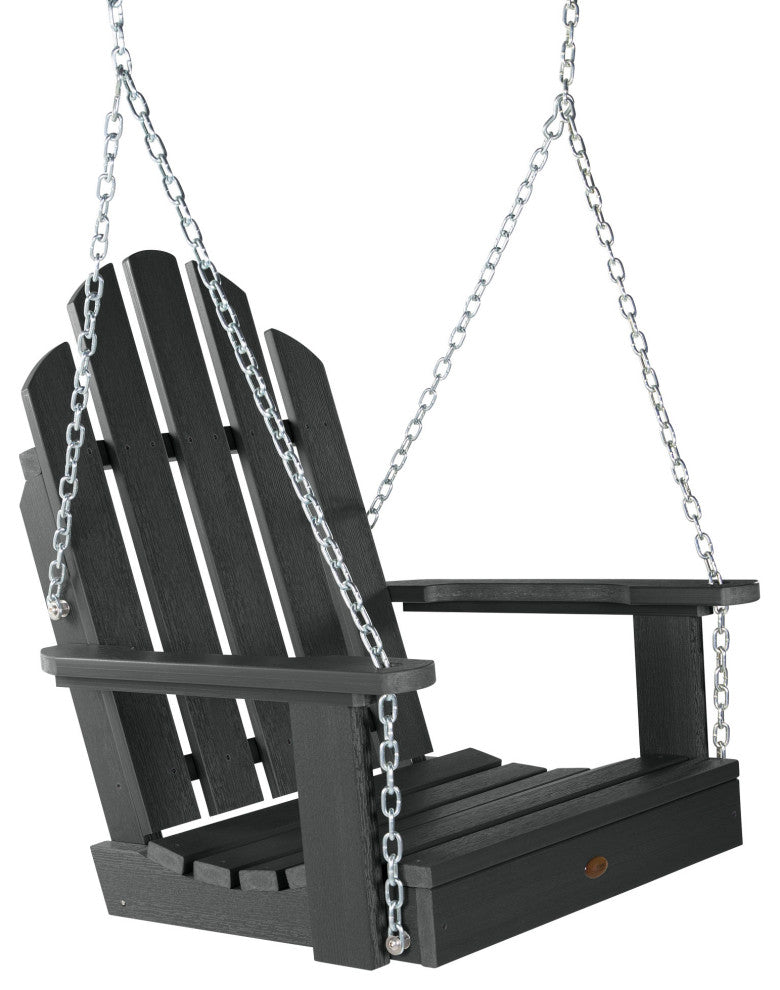 Classic Westport Single Seat Swing, Black