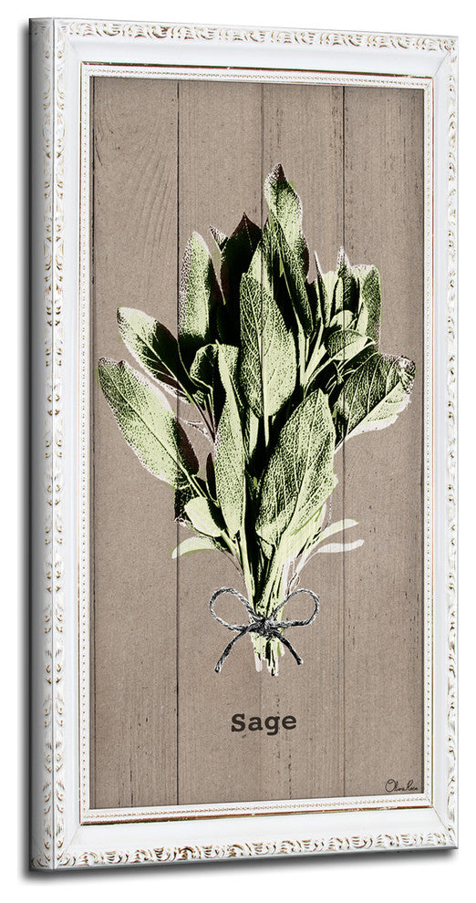 Sage Wrapped Canvas Botanical Kitchen Wall Art