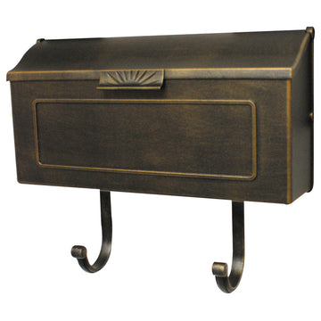 Horizon Horizontal Mailbox, Bronze