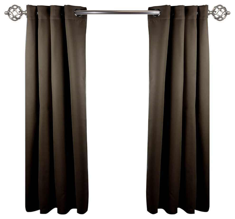 Heavy Duty Drapery Panel 52"x63" 1 Panel, Taupe
