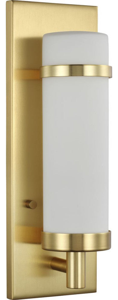 Hartwick Collection Satin Brass 1-Light Wall Sconce