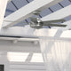 Hunter 52" Jetty WeatherMax Wet Rated Ceiling Fan and Wall Control, Matte Silver