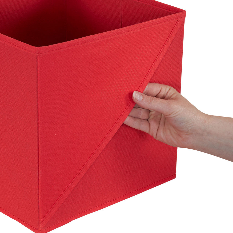 Foldable Storage Cubes, Red