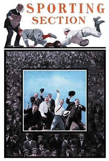 Sporting Section: Hooray! - Fine Art Giclee Print 24" x 36"